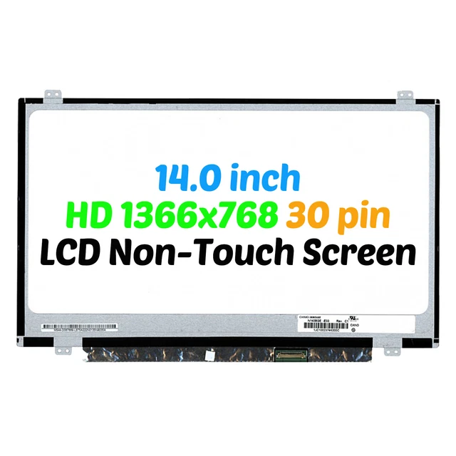 Schermo LCD 14″ Per Lenovo (PN 0B66033/FRU 04W4185) – HD LED 40pin – DisplaySeek