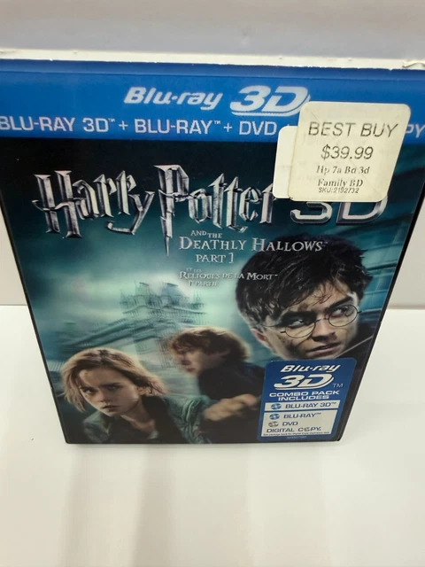 HARRY POTTER AND the Deathly Hallows Part 1 3D (Blu-ray/DVD 4-Disc Set ...