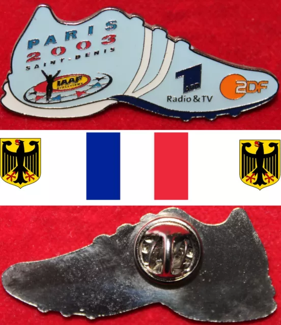 Leichtathletik Atheltics Pin Iaaf Wm Wc Weltmeisterschaft Paris 2003 Ard Zdf