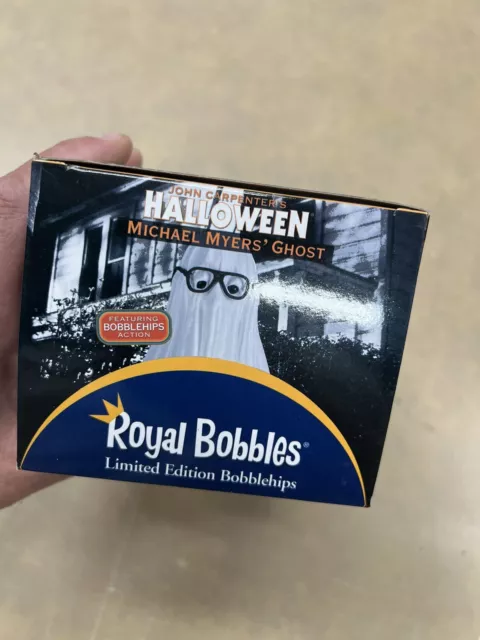 Halloween Michael Myers Ghost Sheet Bobblehead Hot Topic Exclusive Royal Bobbles 3
