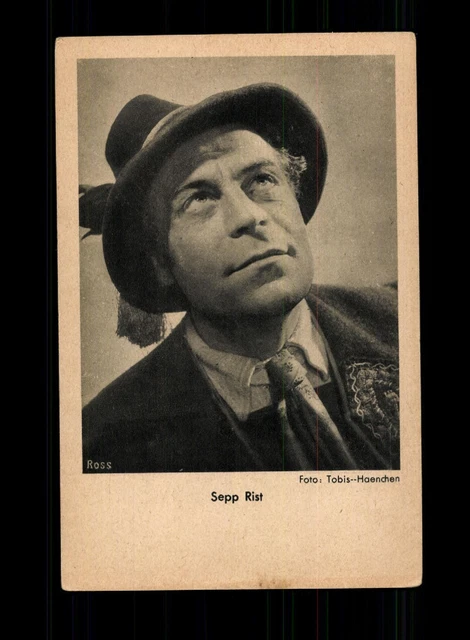 SEPP RIST DAS Programm von heute Karte ohne Unterschrift # BC 204957 ...