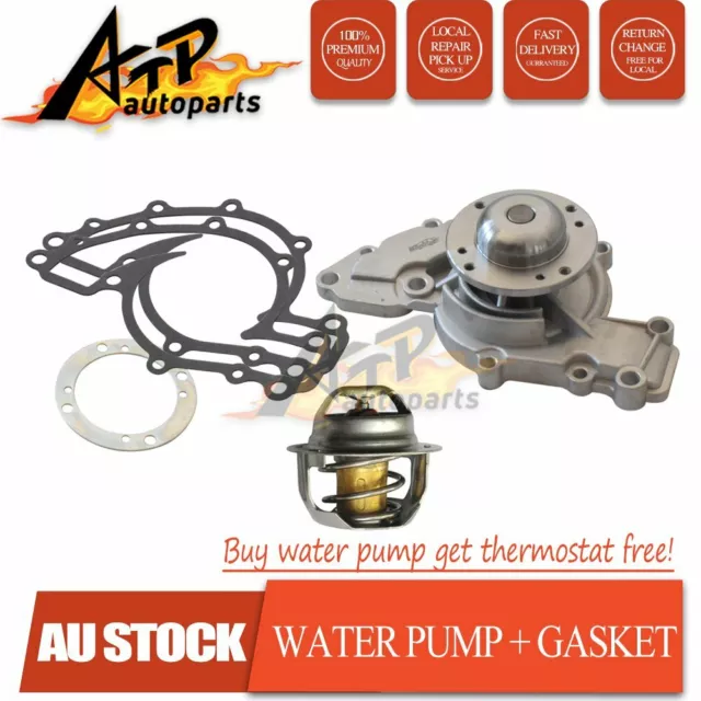 Water Pump&Thermostat for Commodore V6 VN VP VR 1988-7/04 VS VT VU VX VY 3.8L