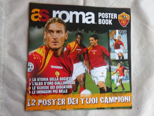A.s. Roma - Poster Block - 12 Poster Dei Tuoi Campioni -