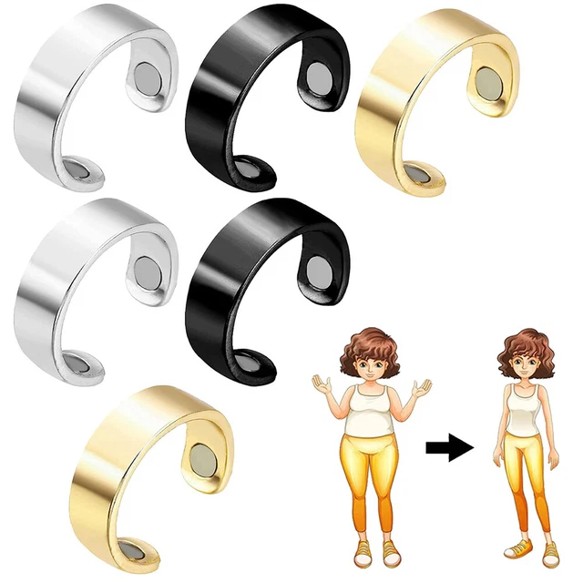 6PCS LYMPHATIC DRAINAGE Rings Therapeutic Adjustable Rings Men