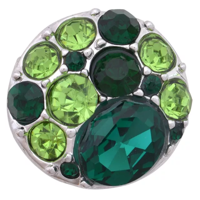 Emerald Constellation Nugz 18MM Snap Button Style Jewelry