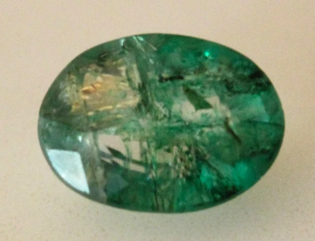 Émeraude Verte De Colombie 8.94 Carats - Taille émeraude - Certifiée ALGT (huilée)