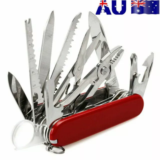 Army Pocket Knife Knives Multi-tool Folding Survival Camping Blade camp Outdoor