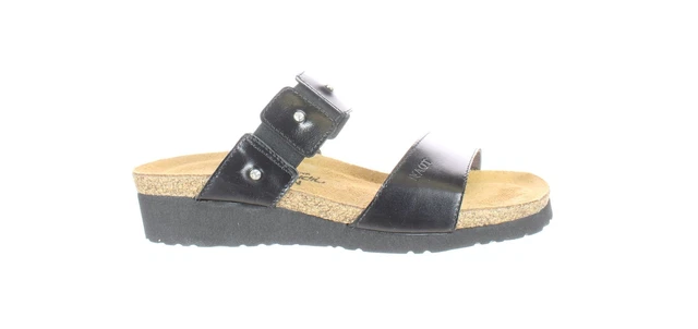 Naot Womens Ashley Black Sandals Size 7 (2307410)