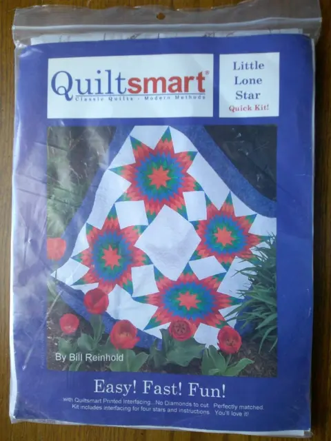QUILTSMART Printed Interfacing LITTLE LONE STAR Quick Kit