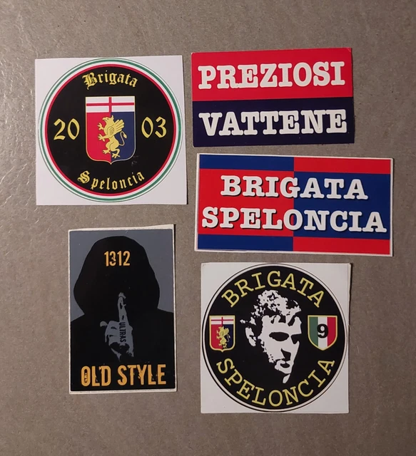 ADESIVI ULTRAS GENOA Sticker autocollant Via Armenia 5 R Caruggi
