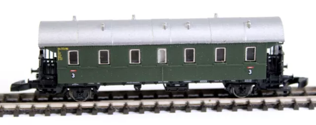 Märklin Mini Club Spur Z Personenwagen alt grün Eisenbahn Waggon