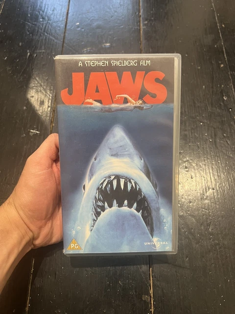 JAWS (2003) STEVEN Spielberg Film | VHS Video [G+] Universal Pictures £ ...