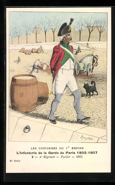 C.B.G. Mignot - Ier Empire - Musique De La Garde. 4 Drapeaux Et Divers Regiments
