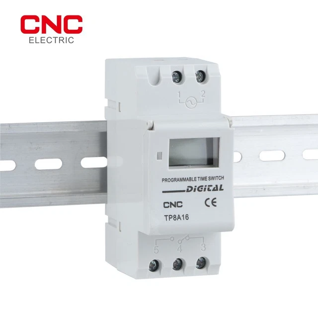 Digital Timer Switch Din Rail Electronic Weekly Programmable Relay Control