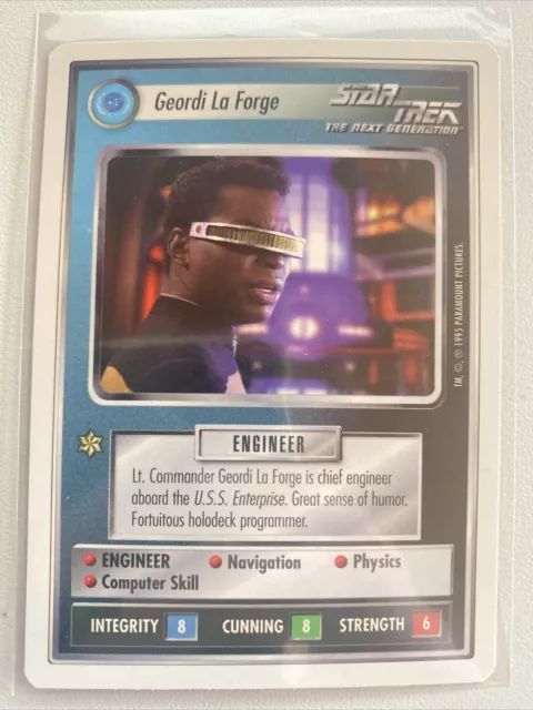 Star Trek CCG - Premiere - Geordi La Forge (Personnel - Federation)