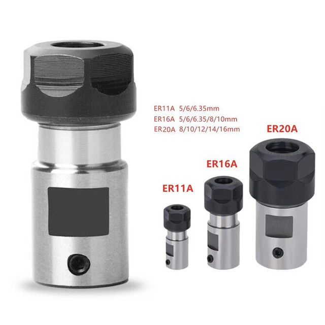ER11 ER16 ER20 A Motor Shaft Collet Chuck with Extended Handle for CNC Machines
