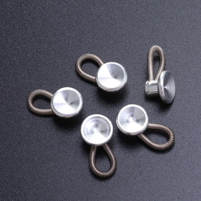 10 PC Pregnancy Pants Extender Pant Button Extender Metal Buttons Lengthen
