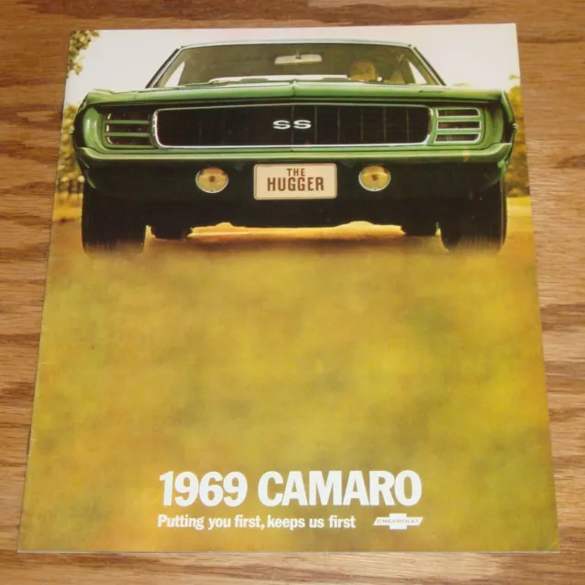 1969 Chevrolet Camaro Sales Brochure 69 Chevy Rally Sport SS