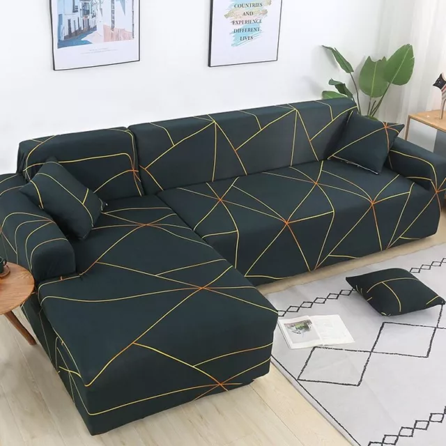 COPRIDIVANO ELASTICI A forma di L divano copridivano ad angolo allungato copridivano  copridivano EUR 32,55 - PicClick IT