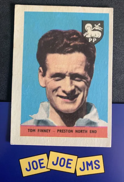 Tom Finney Preston North End #29 A&BC Without Planet 1958/1959 Rare RC