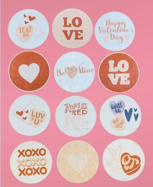 Edible Valentine Oreo Cookies Covered Images, Cupcake