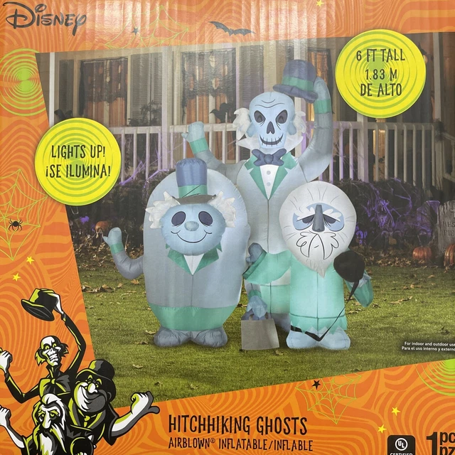GEMMY DISNEY HAUNTED Mansion Airblown Inflatable Hitchhiking Ghosts ...