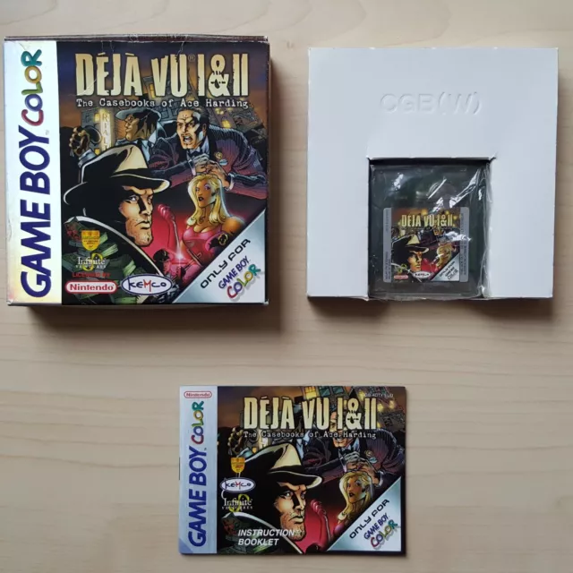 Deja Vu I & II in OVP mit Anleitung Nintendo Gameboy Color Spiel Boxed Game