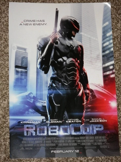 ROBOCOP "B" 2014 vg 27x40 ORIGINAL D/S MOVIE POSTER