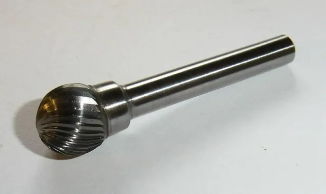 Milling Stick Ø 12 Shaft 6mm Hm Ball Cutter Kugelsenker Rotating Deburring 35H