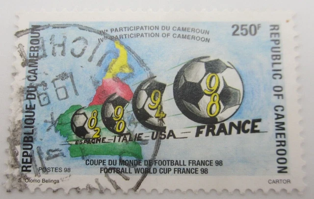 Fanion Cameroun Vs Autriche - Coupe Du Monde 1998 - Pennant Football France 98