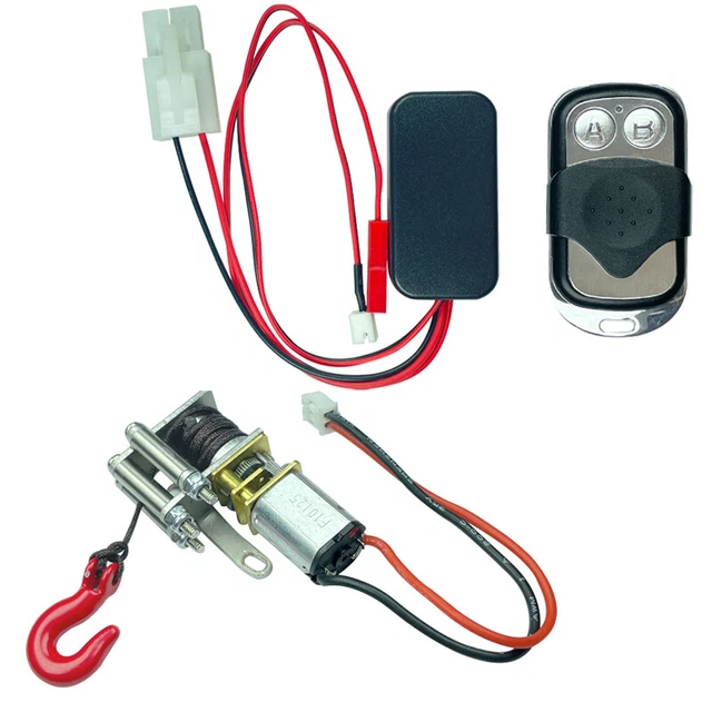 METAL WINCH+CONTROLLE MODIFIED Upgraded For Unimog P06 Model Remote