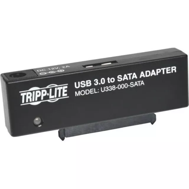 Tripp Lite USB 3.0 SuperSpeed to SATA III Adapter for 2.5in or 3.5in SATA Hard D