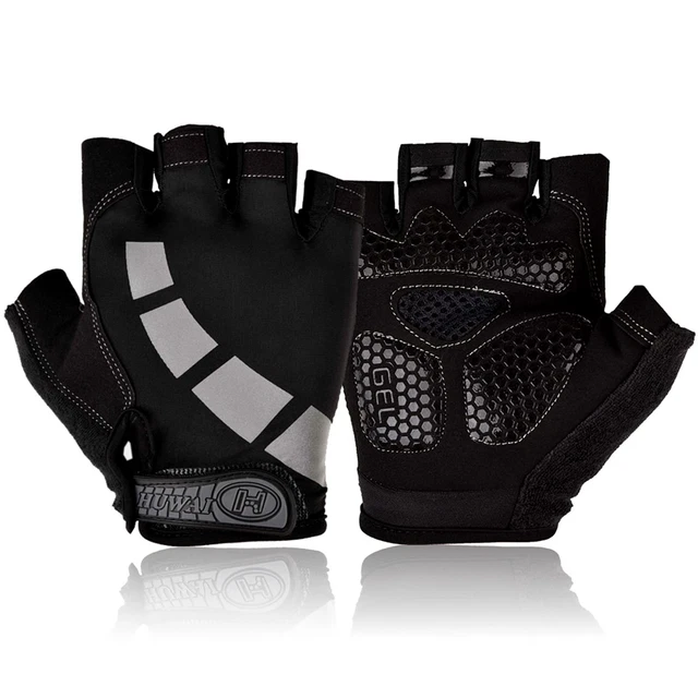 Guanti Da Ciclismo Mezza Dita Uomo/Donna - Con Imbottitura Gel, Antiscivolo