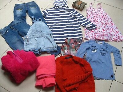 GIRLS CLOTHES BUNDLE 9 10 years BODEN towel HOODY MONSOON dress dungarees jeans