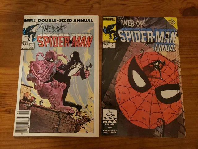 Web Of Spiderman Annual 1 And 2