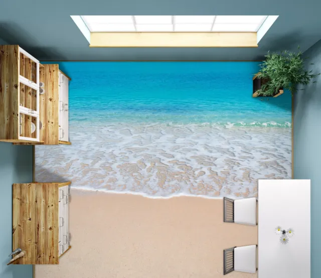 3D Sea Beach SKE2315 Floor WallPaper Print Decal Epoxy Floor Deco Kay