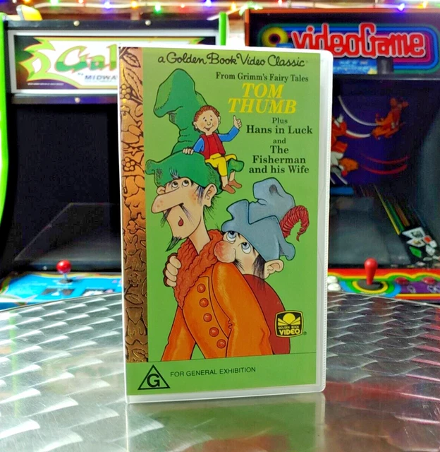 TOM THUMB - Vintage Golden Book Video VHS - Brand New & Sealed $12.00 ...
