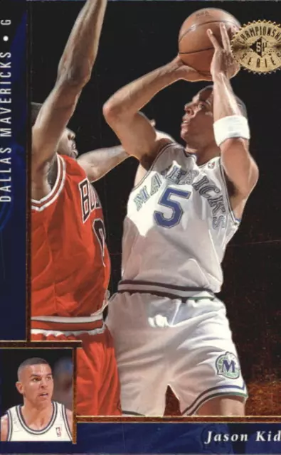 1995-96 SP Championship Dallas Mavericks Basketball Card #24 Jason Kidd