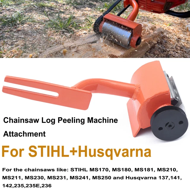 CHAINSAW CARVING MILL Attachment Log Debarker Peeler Notcher For STIHL