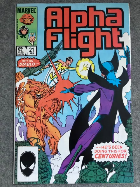 Marvel US Comic - Alpha Flight Vol. 1 (1983 Serie) #021