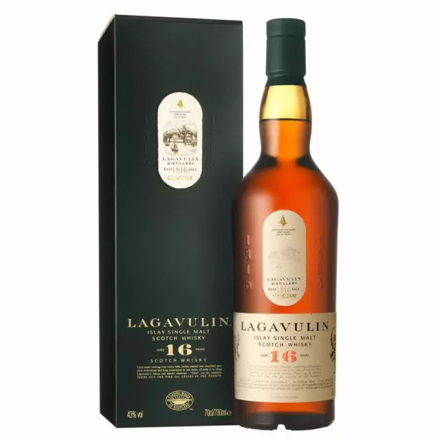 Lagavulin 16 Years Jahre Single Malt Whisky Scotch 2er Alkohol Flasche 43% 700ml 2