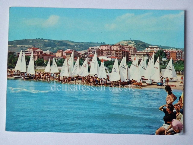 CARTOLINA D'EPOCA VIAGGIATA Palmi Cal. Spiaggia Di Tauriana - Il Lido