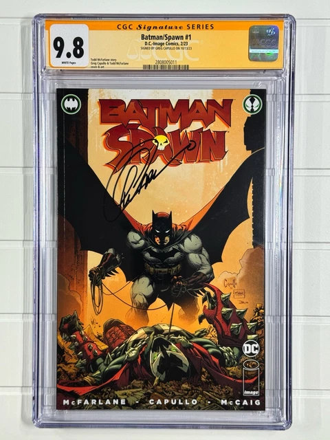 Batman Spawn #1 (2023 DC Comics) Signed Greg Capullo 1st Print CGC 9.8