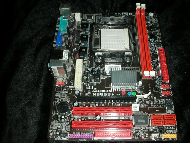 BIOSTAR N68S3+ VER Socket AM3 Motherboard no disc