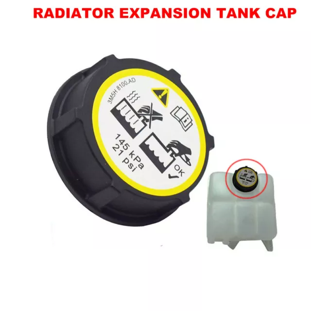 1 pz tappo serbatoio espansione radiatore nero adatto per FORD Focus Mk2 Mk3 C-Max 1301104