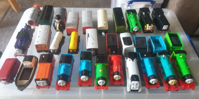 Thomas The Tank Engine Trackmaster Collection Bundle of Engines Carriages Trucks