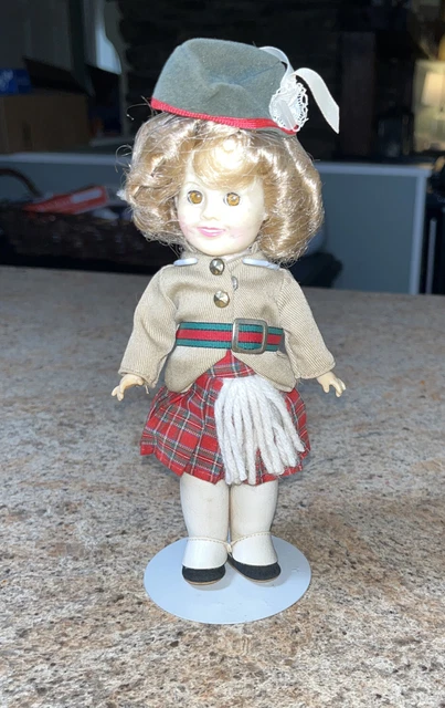 Wee Willie Winkle Shirley Temple 8 inch 1980’s Doll DO4