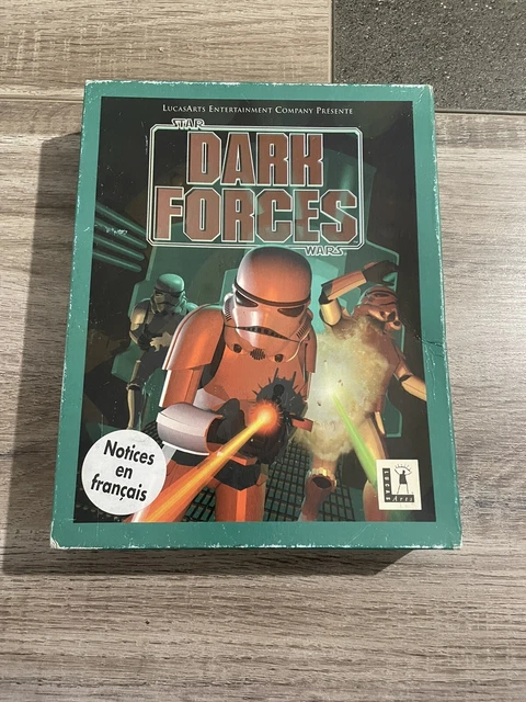 Jeux Star Wars Dark Forces & Rebel Assault PC - Big Box FR Complète, Bon état
