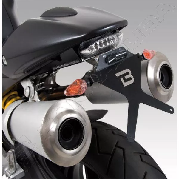 Barracuda Portatarga + Faro Ducati Monster 696 - 796 + Frecce X4 + Resistenze X4