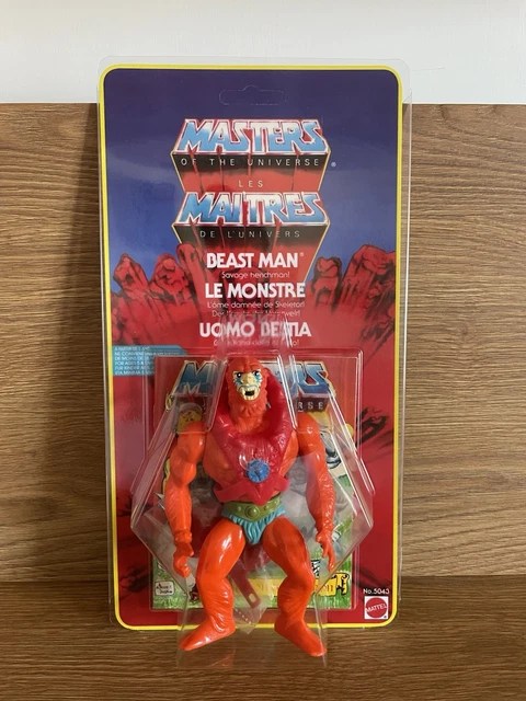 MOTU Beast Man Le Monstre - Figurine Vintage Maîtres De L'Univers 1981, Fabriquée En France